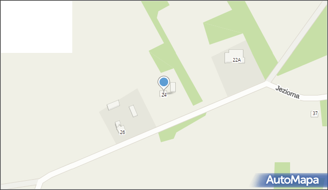 Borkowo, Polna, 24, mapa Borkowo