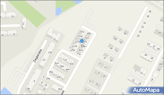 Borkowo, Poziomkowa, 83a, mapa Borkowo