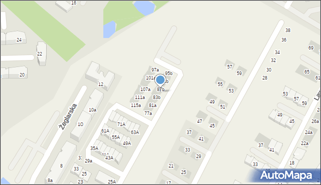 Borkowo, Poziomkowa, 87a, mapa Borkowo