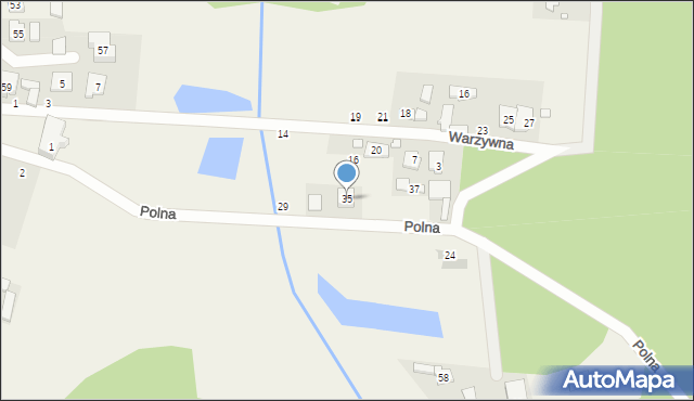 Borówiec, Polna, 35, mapa Borówiec