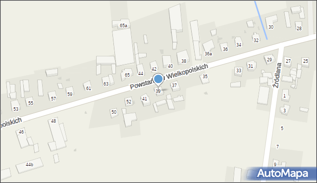 Brenno, Powstańców Wielkopolskich, 39, mapa Brenno