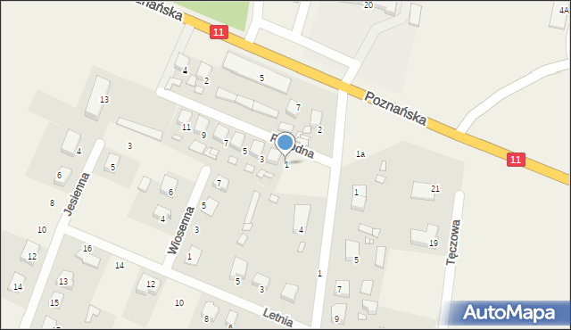 Brodowo, Pogodna, 1, mapa Brodowo