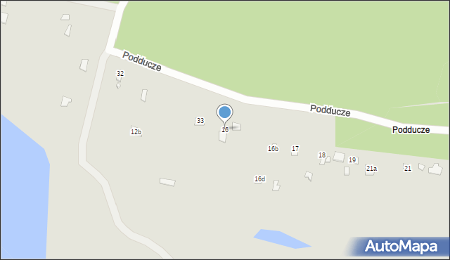 Brok, Podducze, 16, mapa Brok