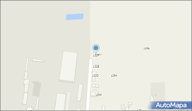 Bronisze, Poznańska, 132F, mapa Bronisze