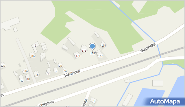 Broszków, Południowa, 169, mapa Broszków