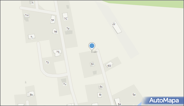 Brzeźno, Podgórcze, 6m, mapa Brzeźno