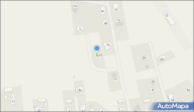 Brzeźno, Podgórcze, 7z, mapa Brzeźno