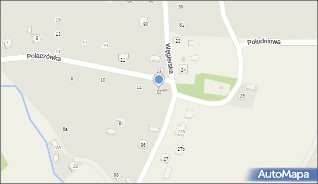 Brzostek, Połaczówka, 12, mapa Brzostek