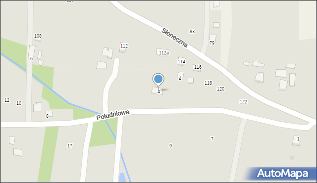 Brzostek, Południowa, 4, mapa Brzostek