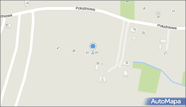 Brzostek, Południowa, 41, mapa Brzostek