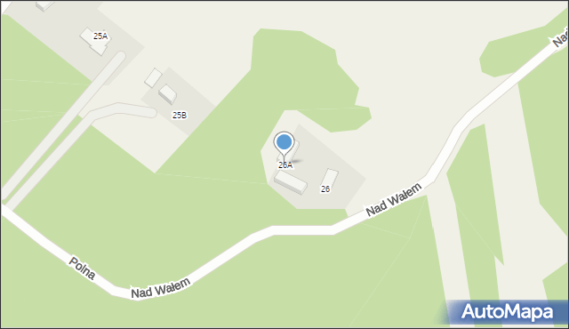 Brzozowiec, Polna, 26A, mapa Brzozowiec