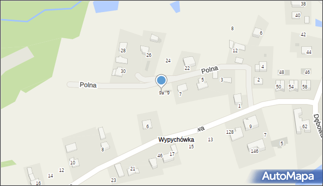 Brzyczyna, Polna, 9a, mapa Brzyczyna
