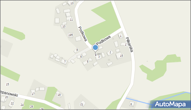 Bucze, Podkowa, 4, mapa Bucze