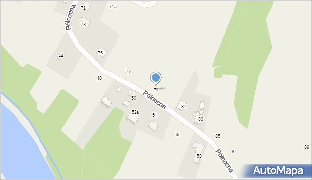 Bulowice, Północna, 79, mapa Bulowice