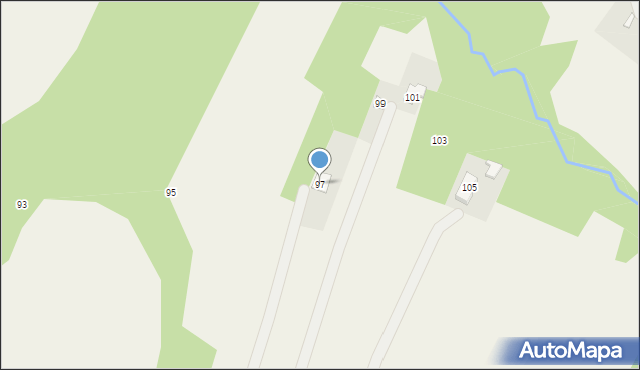 Bulowice, Północna, 97, mapa Bulowice