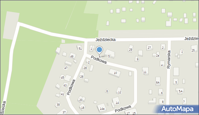 Bydgoszcz, Podkowa, 3, mapa Bydgoszczy