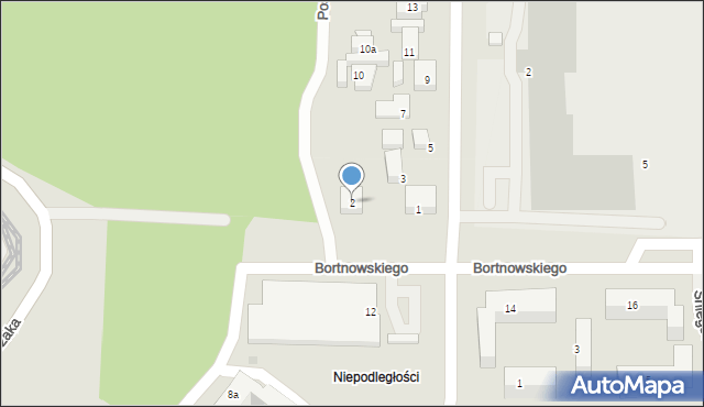 Bydgoszcz, Posłusznego Leona, 2, mapa Bydgoszczy