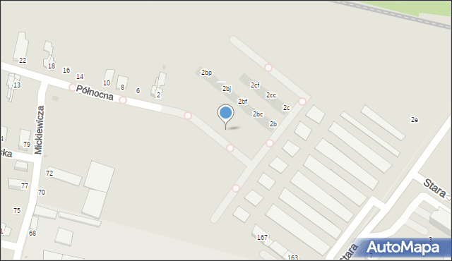 Bytom, Północna, 2ab, mapa Bytomia