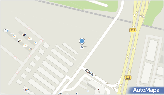 Bytom, Północna, 2e, mapa Bytomia