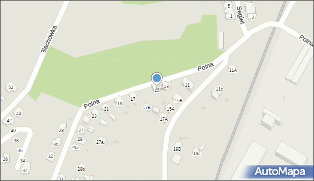 Bytom, Polna, 15, mapa Bytomia