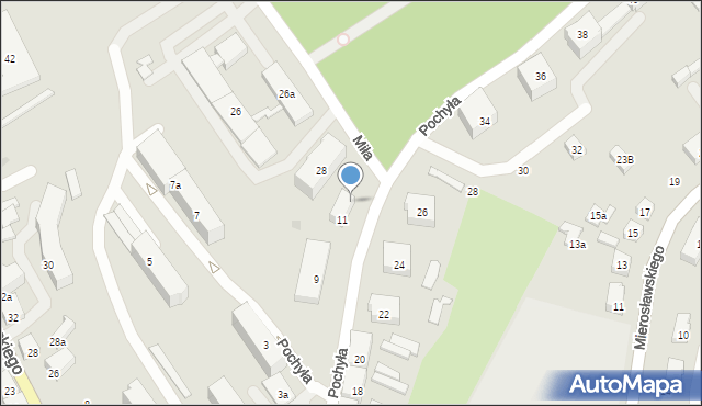 Bytów, Pochyła, 114, mapa Bytów