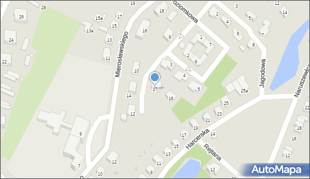Bytów, Poziomkowa, 17, mapa Bytów