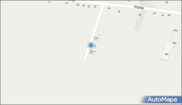 Cekanów, Polna, 32f, mapa Cekanów