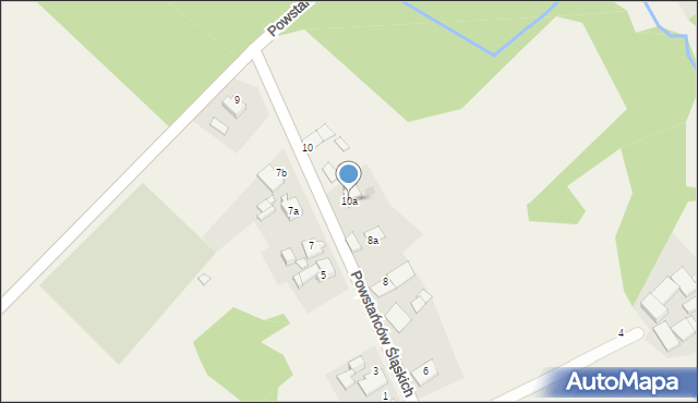 Centawa, Powstańców Śląskich, 10a, mapa Centawa