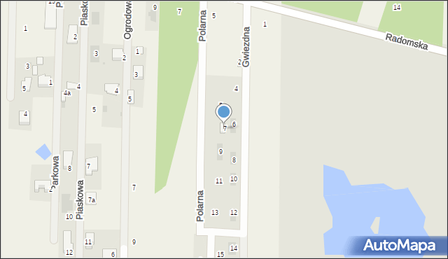 Cerekiew, Polarna, 7, mapa Cerekiew