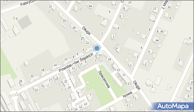 Chałupki, Powstańców Śląskich, 3, mapa Chałupki