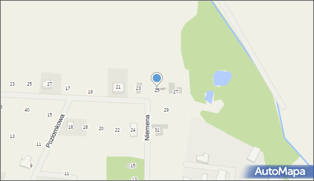 Charzykowy, Poziomkowa, 25, mapa Charzykowy