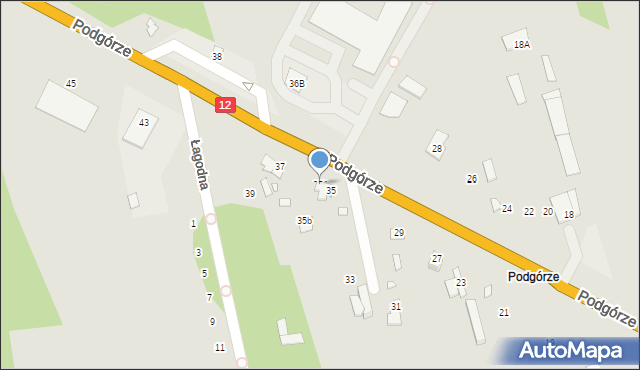 Chełm, Podgórze, 35A, mapa Chełma