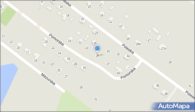 Chełm, Pomorska, 25, mapa Chełma