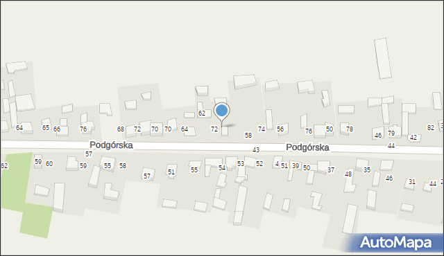 Chełm, Podgórska, 60, mapa Chełma
