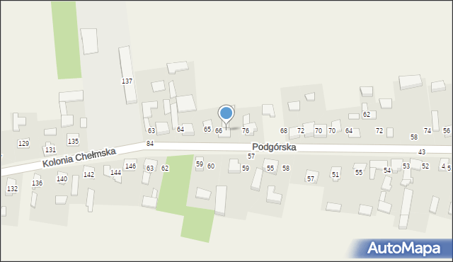 Chełm, Podgórska, 78, mapa Chełma