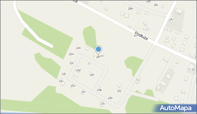 Chełm Śląski, Podłuże, 10l, mapa Chełm Śląski