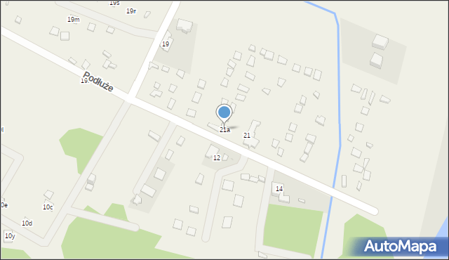 Chełm Śląski, Podłuże, 21a, mapa Chełm Śląski