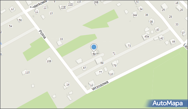 Chełmek, Polna, 59, mapa Chełmek