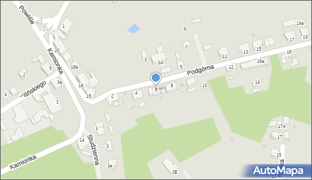 Chełmno, Podgórna, 6, mapa Chełmno