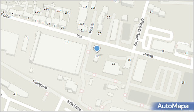Chełmno, Polna, 12, mapa Chełmno
