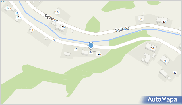 Chełmsko Śląskie, Podhalańska, 24, mapa Chełmsko Śląskie