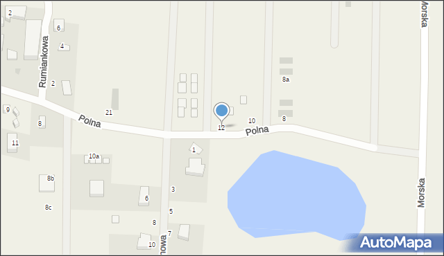 Chłopy, Polna, 12, mapa Chłopy