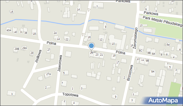 Chmielnik, Polna, 25, mapa Chmielnik