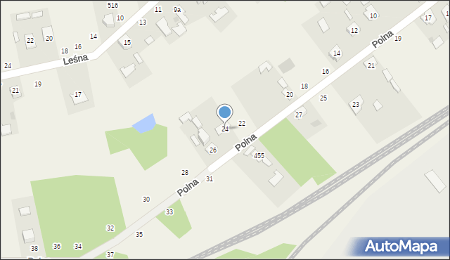 Chmielów, Polna, 24, mapa Chmielów