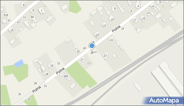 Chmielów, Polna, 25, mapa Chmielów