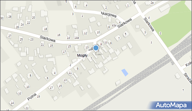 Chmielów, Polna, 5, mapa Chmielów