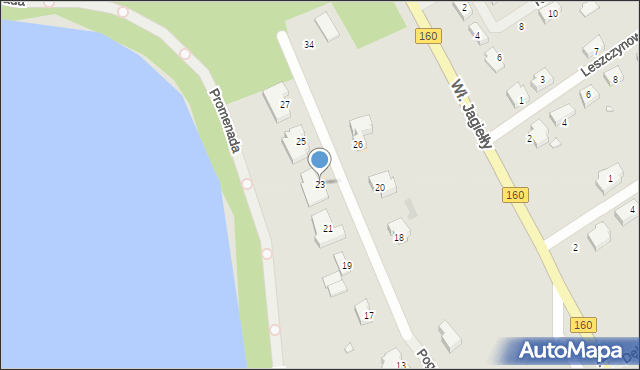 Choszczno, Pogodna, 23, mapa Choszczno