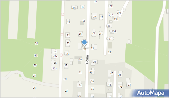 Chotomów, Polna, 18, mapa Chotomów