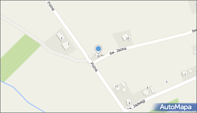 Chróścice, Polna, 14, mapa Chróścice