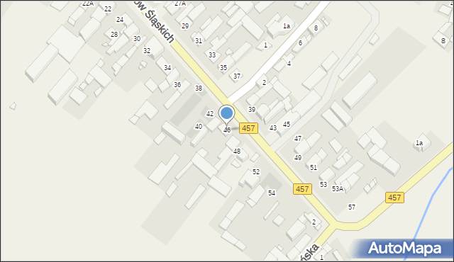 Chróścice, Powstańców Śląskich, 46, mapa Chróścice